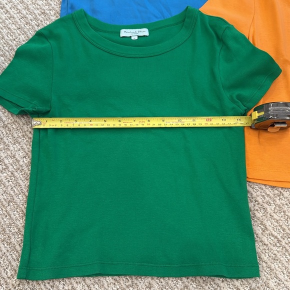 Michael Stars Cropped Tees set of 3 size M - Picture 3 of 4